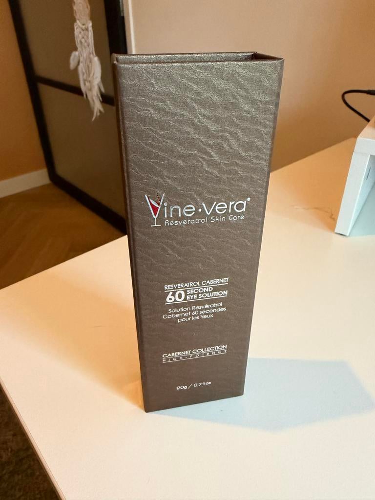 Vine Vera Resveratrol Cabernet 60 Second Eye Solution, Ophalen of Verzenden, Nieuw, Ogen, Verzorging