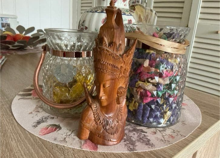 Aziatische Kunst🌸Borstbeeld van Prinses Sita {Sintha}, Verzenden
