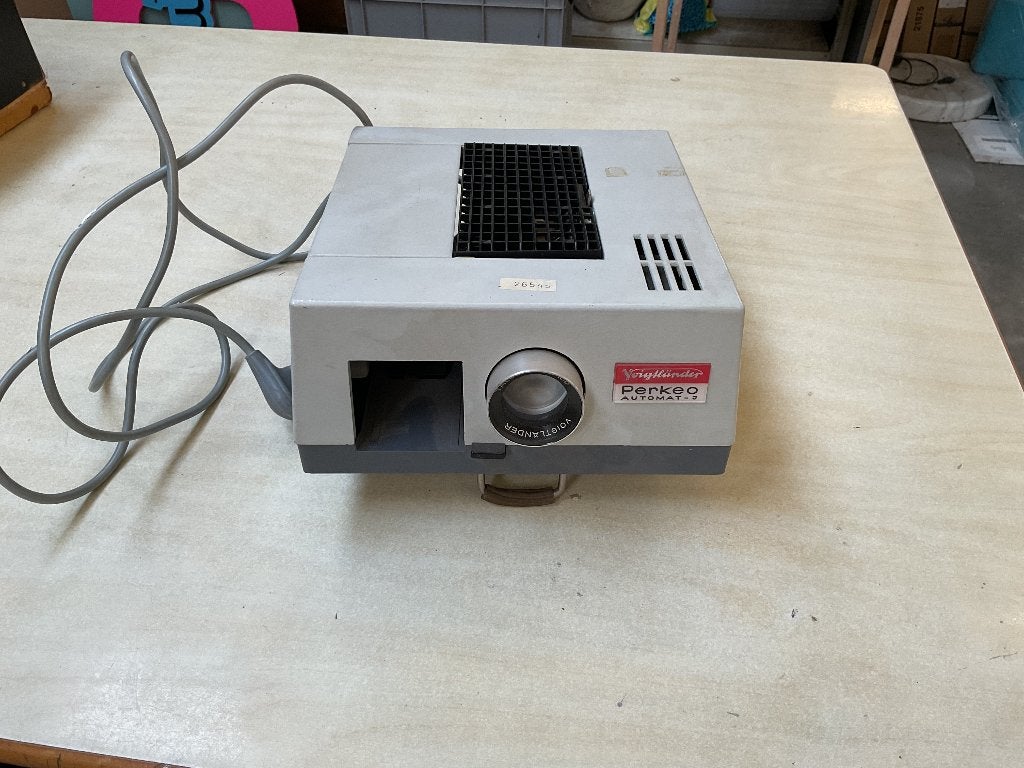 Volgtländer Perkeo Automat dia apparaat, Audio, Tv en Foto, Diaprojectors, Ophalen, Gebruikt