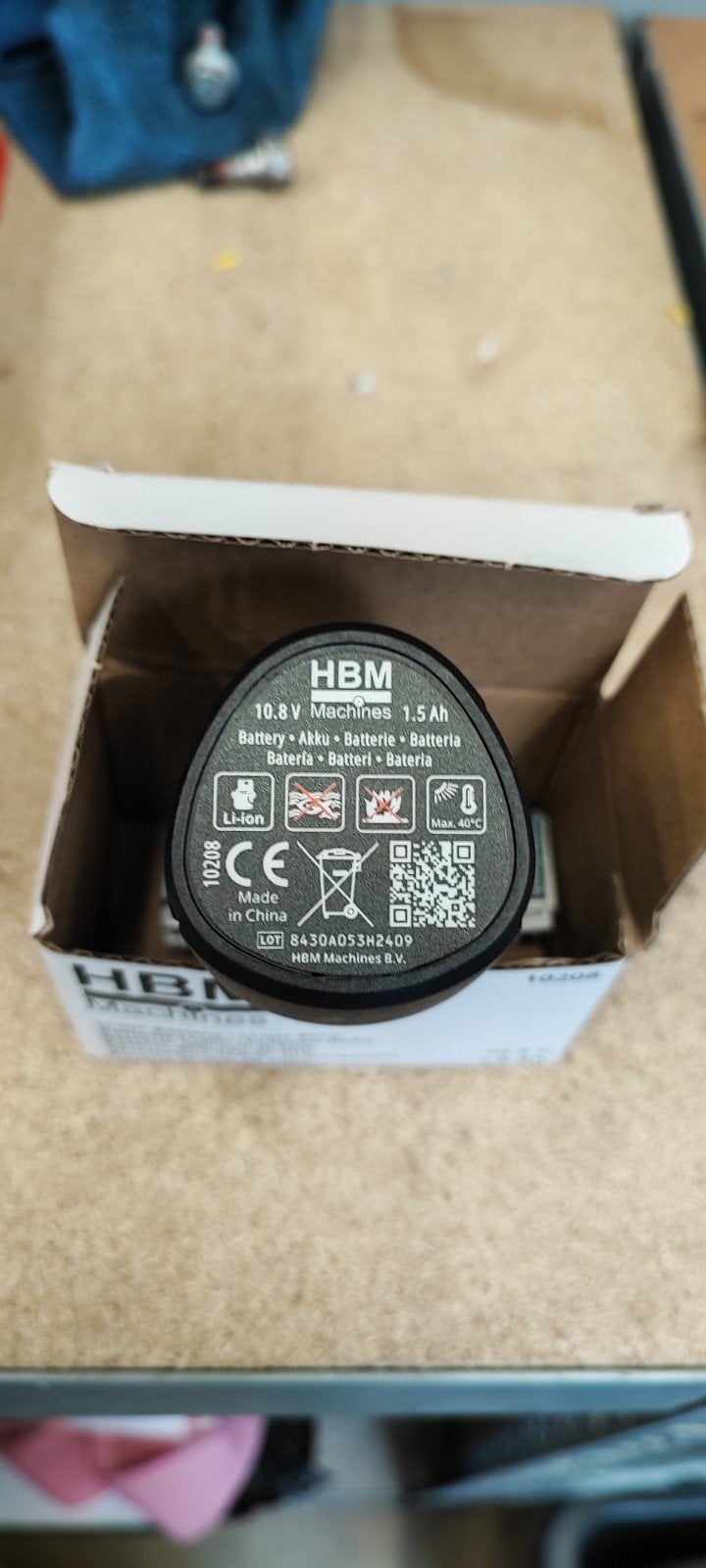 HBM Li-ion accu Power10 10,8V 1,5 Ah - Nieuw, Ophalen of Verzenden, Nieuw