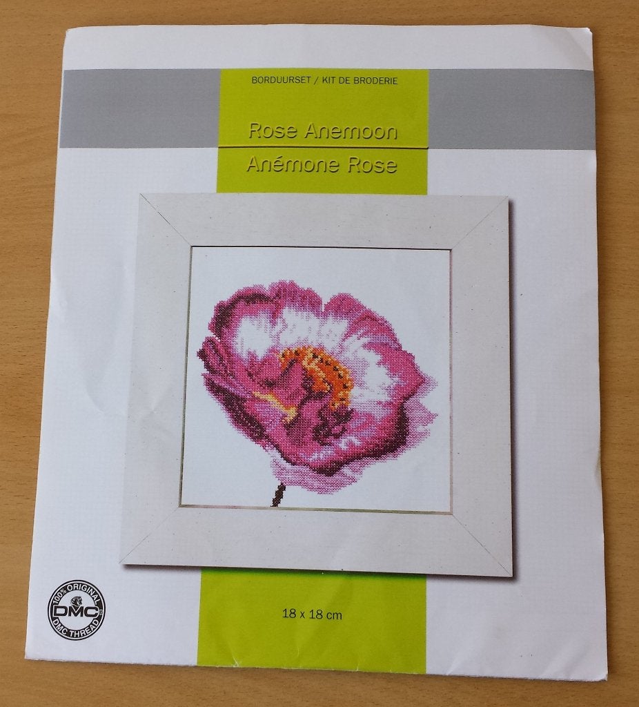 Roze Anemoon Pakket - Lanarte, Ophalen of Verzenden, Zo goed als nieuw, Handborduren, Nvt