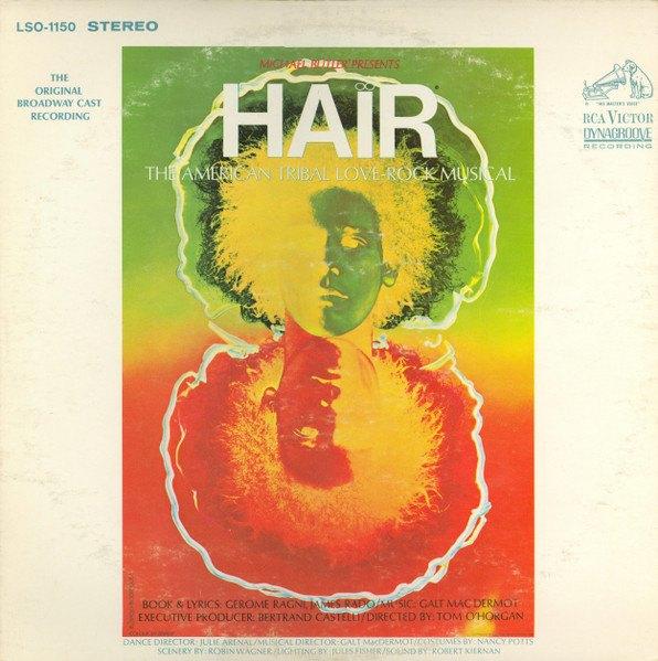 lp,Hair - The American Tribal Love-Rock Musical, Cd's en Dvd's, Vinyl | Filmmuziek en Soundtracks, Ophalen of Verzenden, Gebruikt