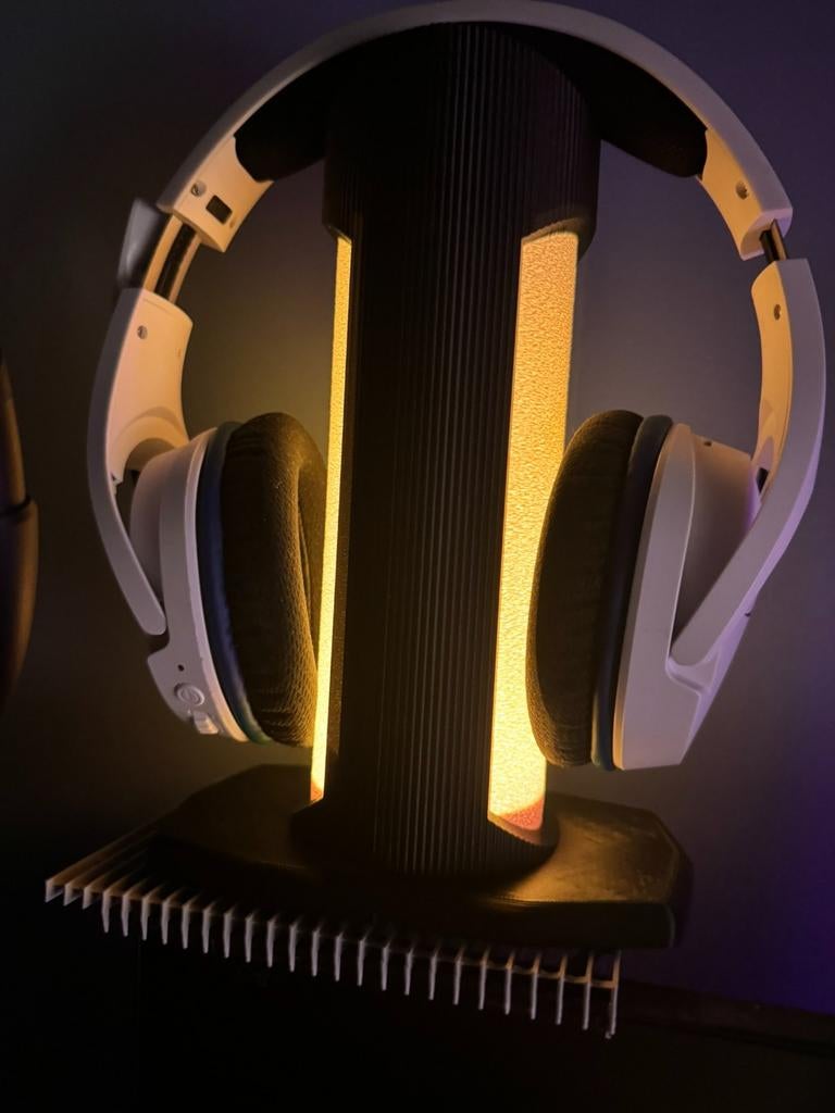 3D Geprinte Koptelefoon Houder met RGB USB Lamp, Ophalen of Verzenden, Overige merken