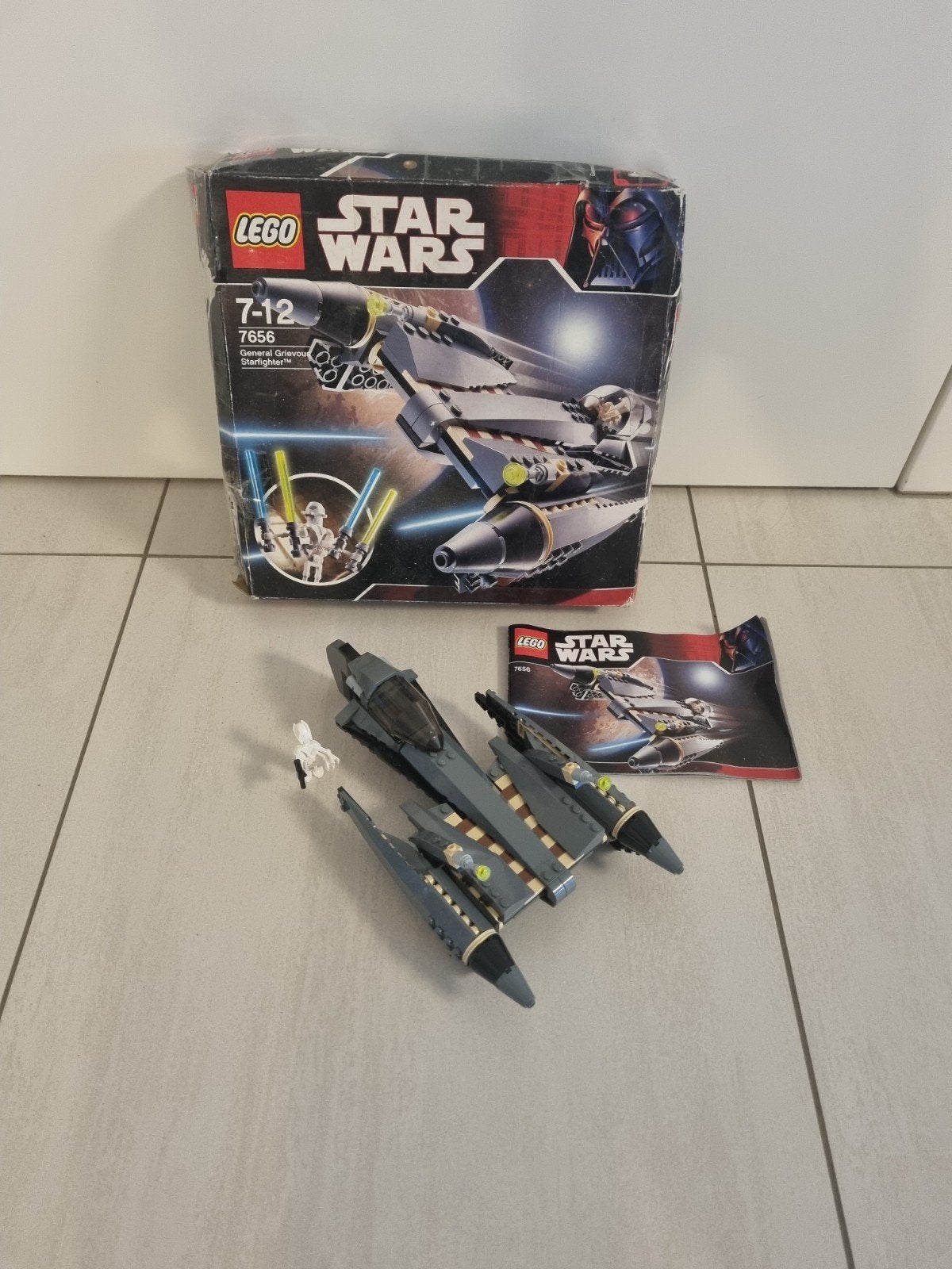 Lego Star Wars 7656 General Grievous Starfighter, Kinderen en Baby's, Gebruikt, Star Wars, Lego, Inclusief accessoires