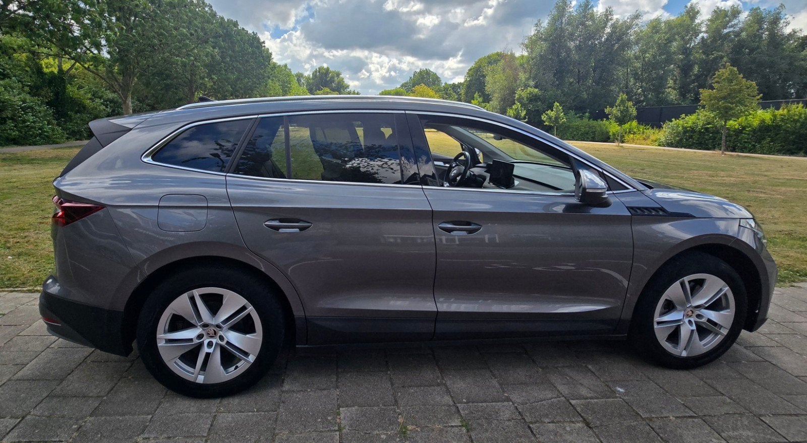 Skoda Enyaq 80 Elektromotor 204pk 2022 Grijs, Achterwielaandrijving, 495 min, 95 pk, Origineel Nederlands