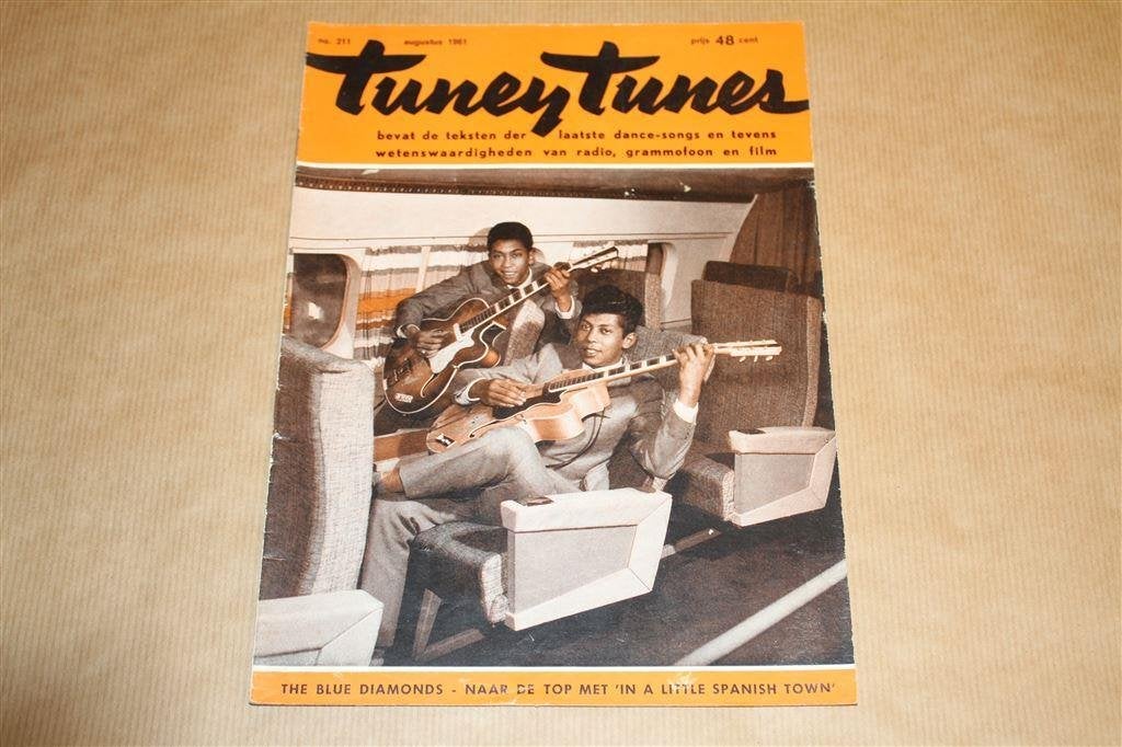 Tuney Tunes Nr. 211 1961 - Blue Diamonds, Fats Domino etc, Ophalen of Verzenden, 1960 tot 1980, Knipsel(s)