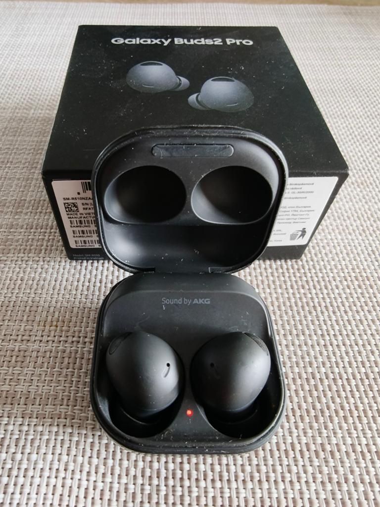 Samsung Galaxy Buds 2 Pro noise cancelling bluetooth oortjes, Bluetooth, Gebruikt, Zwart, In gehoorgang (in-ear)