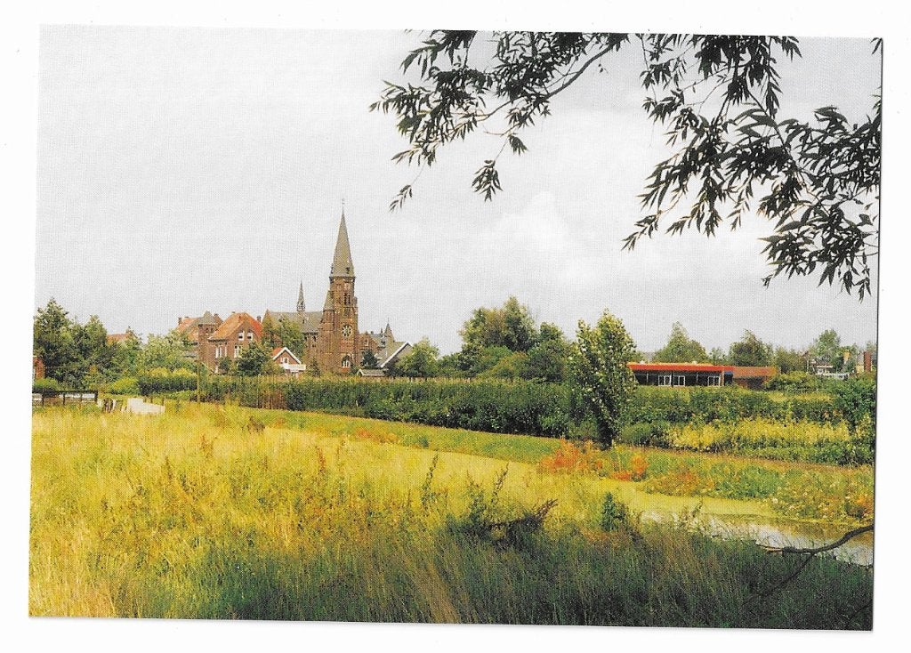 Reeuwijk, R.K Kerk in Reeuwijk dorp St Petrus en Pauluskerk, Ophalen of Verzenden, 1980 tot heden, Ongelopen, Zuid-Holland