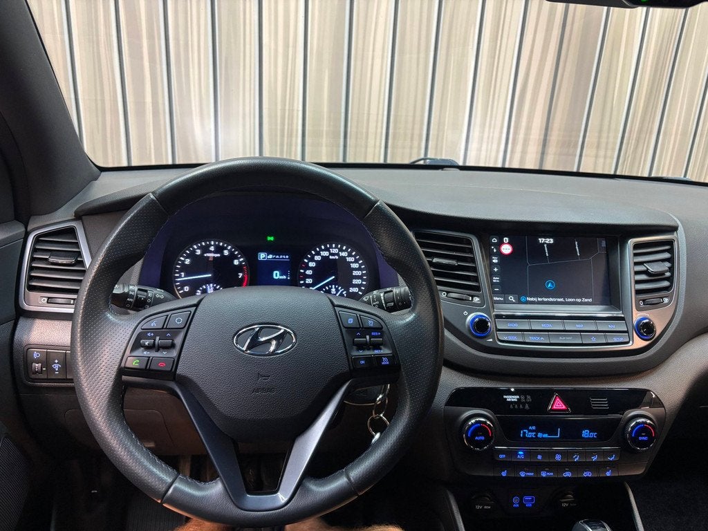 Hyundai TUCSON 1.6 T-GDi|Automaat|Cruise|Carplay|Stoelverw|C, Auto's, Hyundai, Stof, Gebruikt, 4 cilinders, Bedrijf