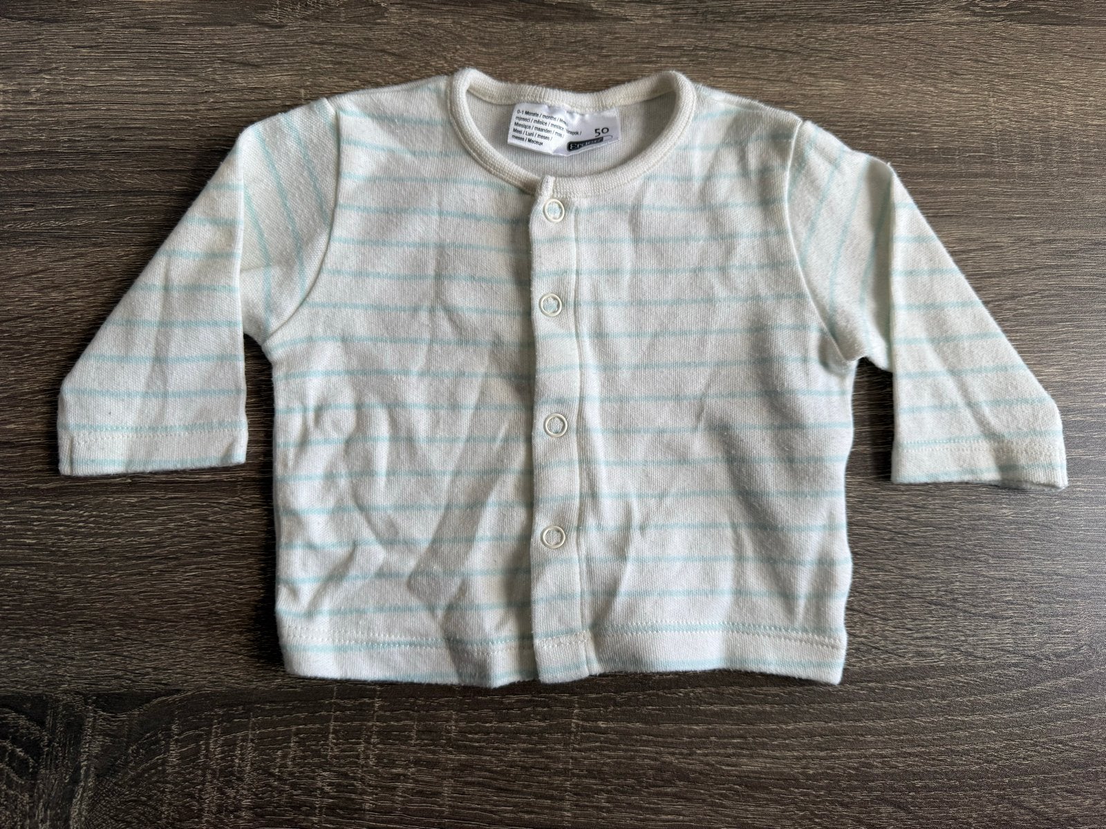 Ergee Baby Vestje Maat 50 Wit met Blauwe Streepjes, Ophalen of Verzenden, Zo goed als nieuw, Jongetje of Meisje, Truitje of Vestje