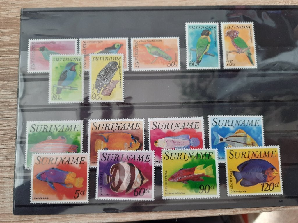 Suriname, Verzenden, Postfris