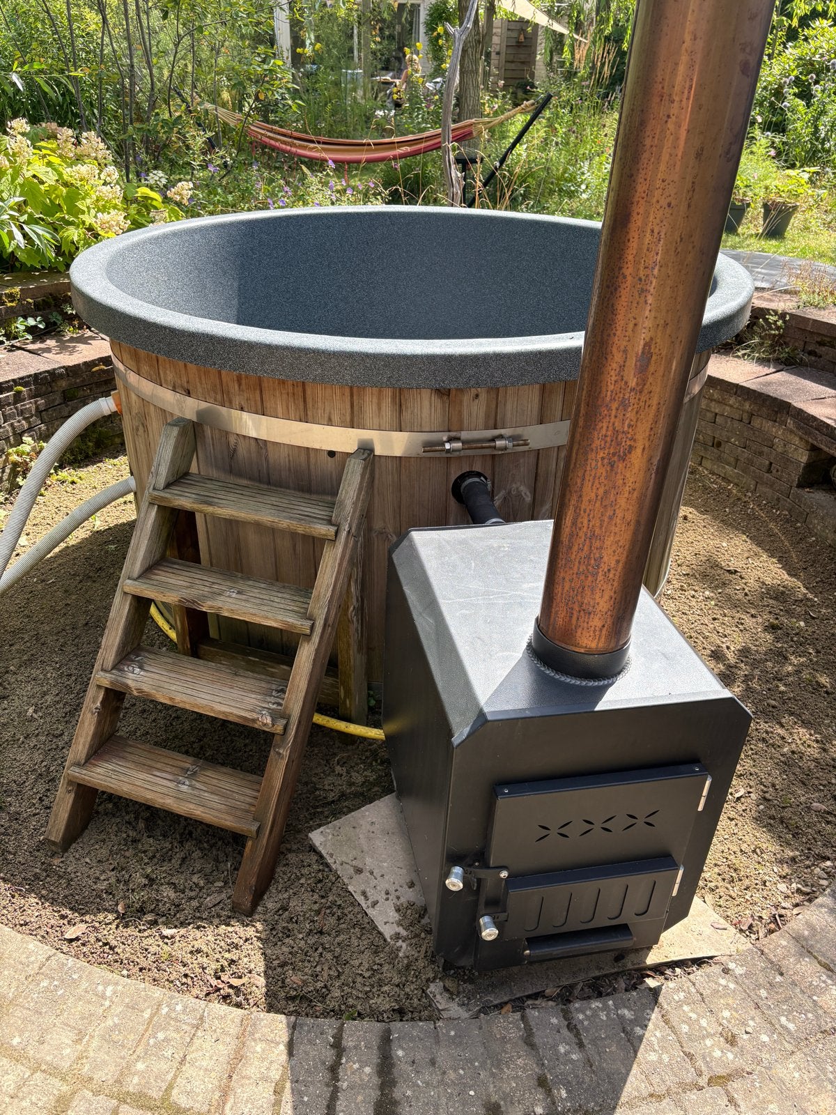 Hottub/Zwembad - Diameter 1.70m, Tuin en Terras, Bubbelbaden en Hottubs, Ophalen, Nieuw, Vast