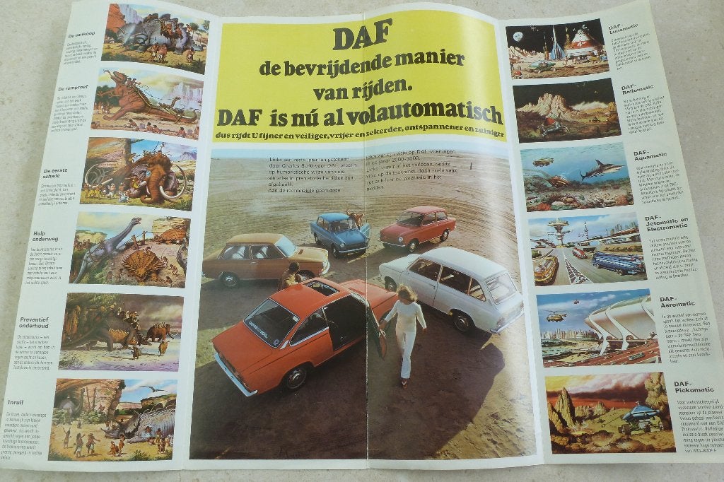 DAF modellen folder 1971, Ophalen of Verzenden, Zo goed als nieuw, Overige merken