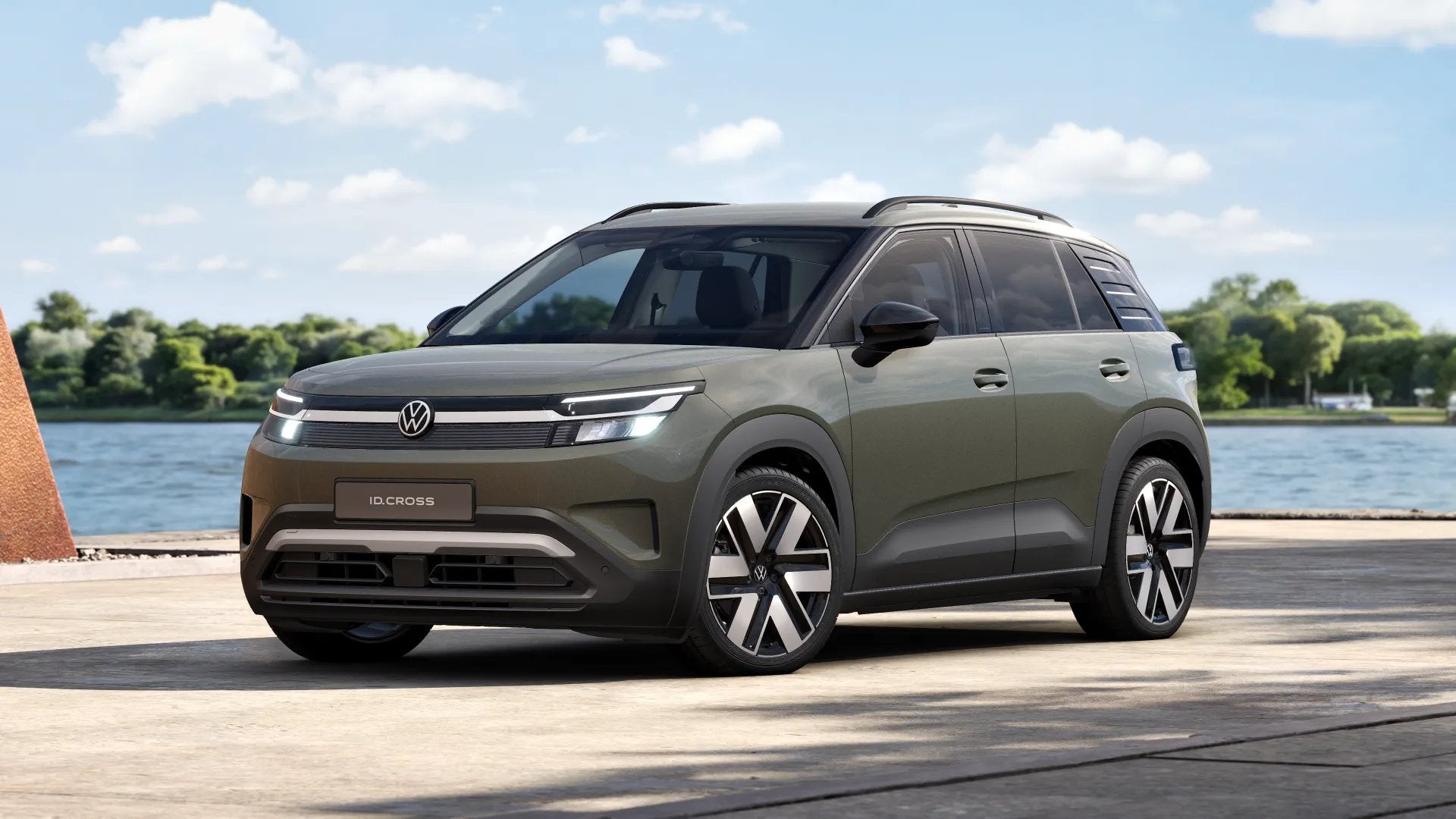 Volkswagen ID. Cross, Auto's, Volkswagen, Stof, 24 min, Nieuw, Parkeersensor