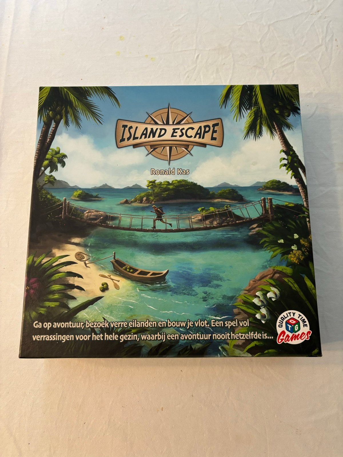 Island Escape Bordspel Quality Time Games spel!, Hobby en Vrije tijd, Drie of vier spelers, Ophalen of Verzenden, Zo goed als nieuw