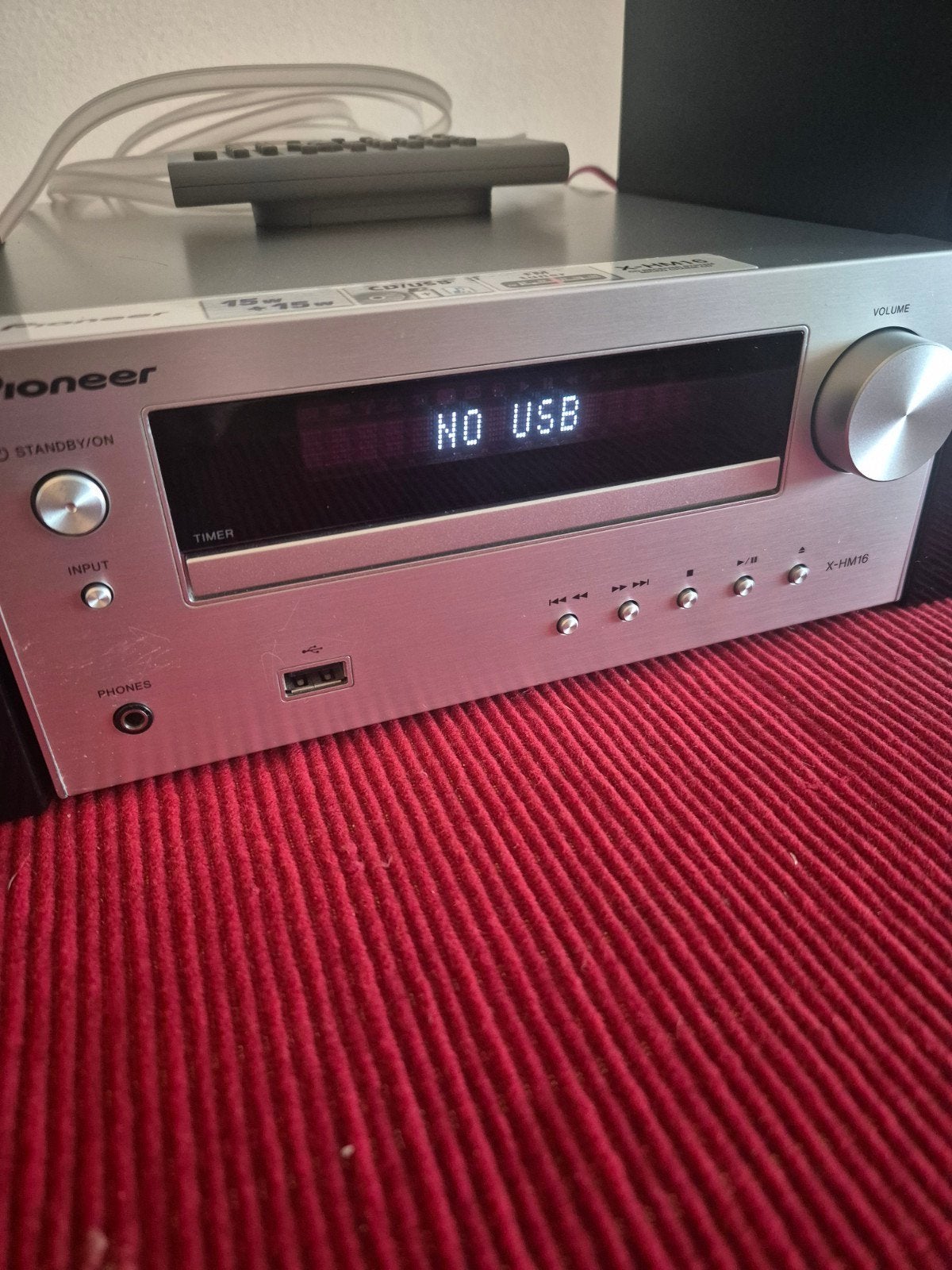 Pioneer X-HM16 Stereo Microset met CD/USB/FM Tuner, Audio, Tv en Foto, Microset, Cd-speler, Ophalen of Verzenden, Zo goed als nieuw
