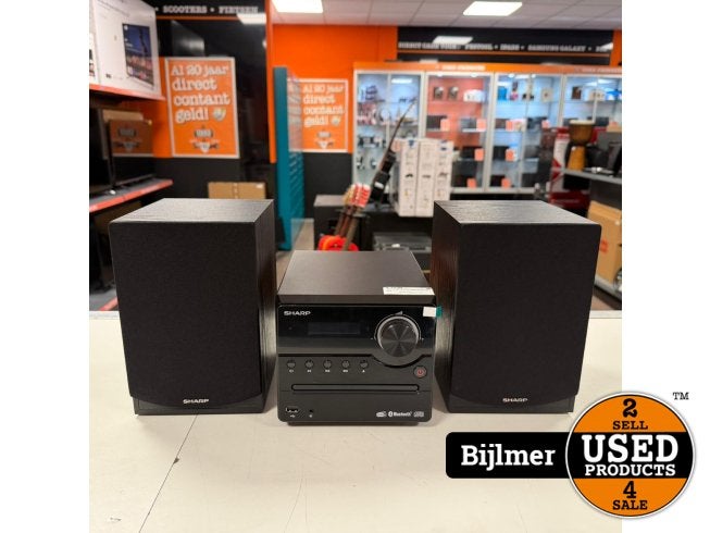 Sharp XL-B517D Black Stereo Set, Sharp, Zo goed als nieuw, https://global.sharp/contact/, 1 Takumi-cho, Sakai-ku, Sakai City, Osaka 590-8522, Japan
