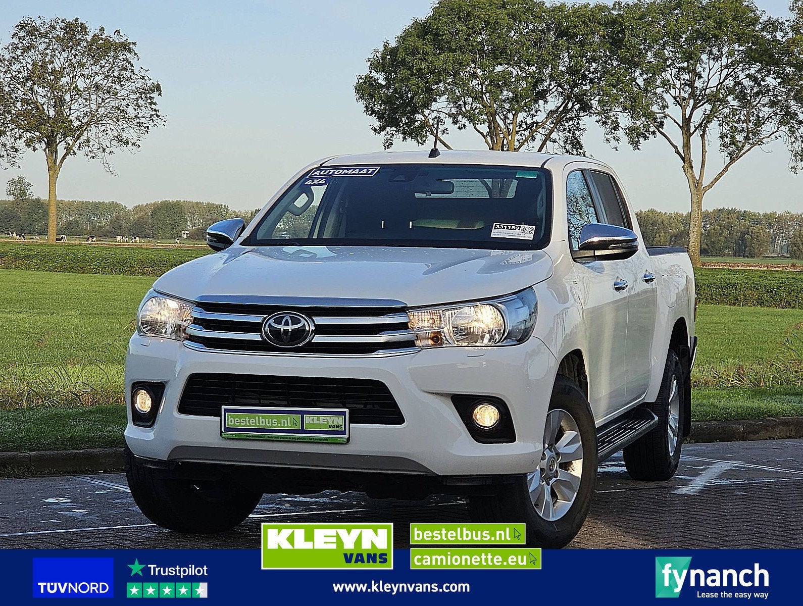 TOYOTA HI-LUX 2.4 EU netto exportprijs 19950,00 ac automaat, Auto's, Automaat, Gebruikt, Euro 6, 150 pk