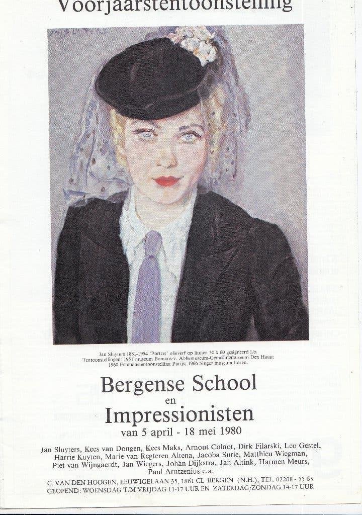 Vintage advertentie: Bergense School & Impressionisten, Antiek en Kunst, Ophalen of Verzenden
