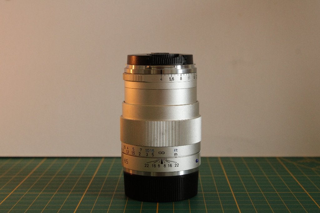 Zeiss ZM tele-tessar 85mm f4 (zilver), Ophalen of Verzenden, Gebruikt, Telelens
