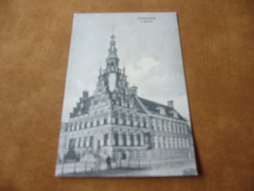 FRANEKER  =  T, STADHUIS 1910, Ophalen of Verzenden, Voor 1920, Gelopen, Friesland