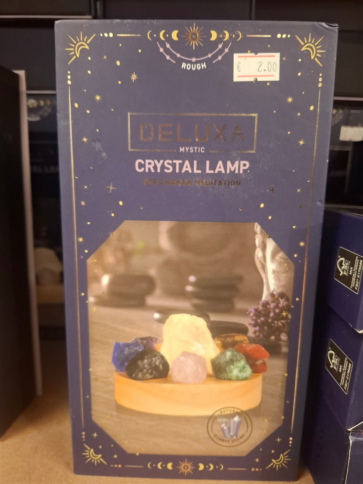 DELUXA Mystic Kristallen Lamp - Chakra Meditatie, Ophalen of Verzenden, Deluxa, Deluxa, Deluxa