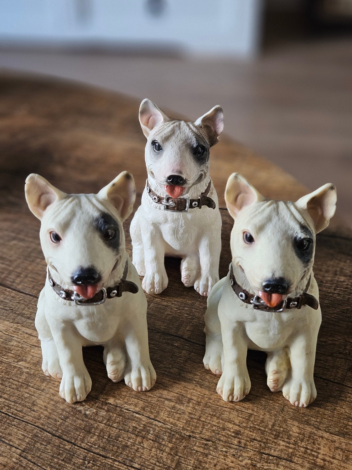 3ling Bull Terrier beeldjes, Ophalen, Gebruikt, Dier