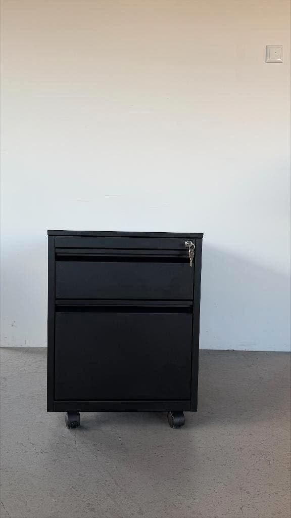 Ladeblok zwart met dossier lade zomeraanbieding!, Huis en Inrichting, Kasten | Ladekasten, Minder dan 50 cm, 1 of 2 laden, Nieuw