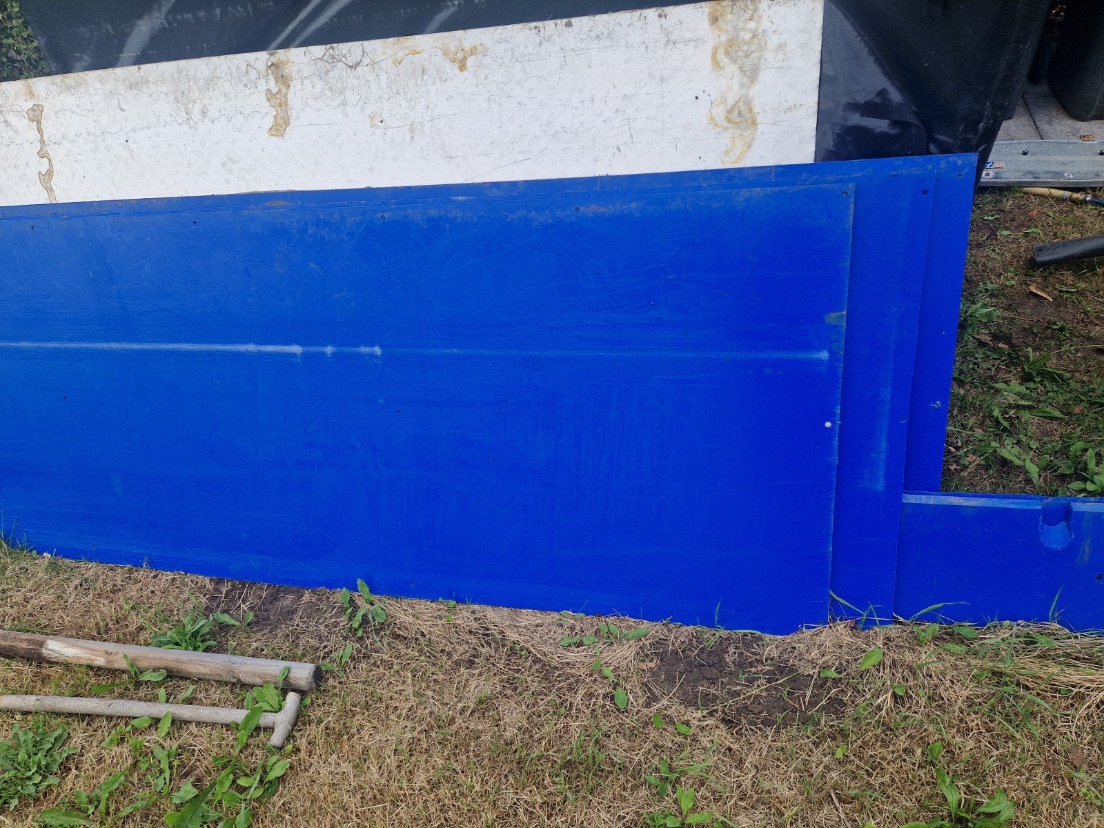 hmpe platen blauw kunstof, Ophalen, Overige houtsoorten, Minder dan 25 mm