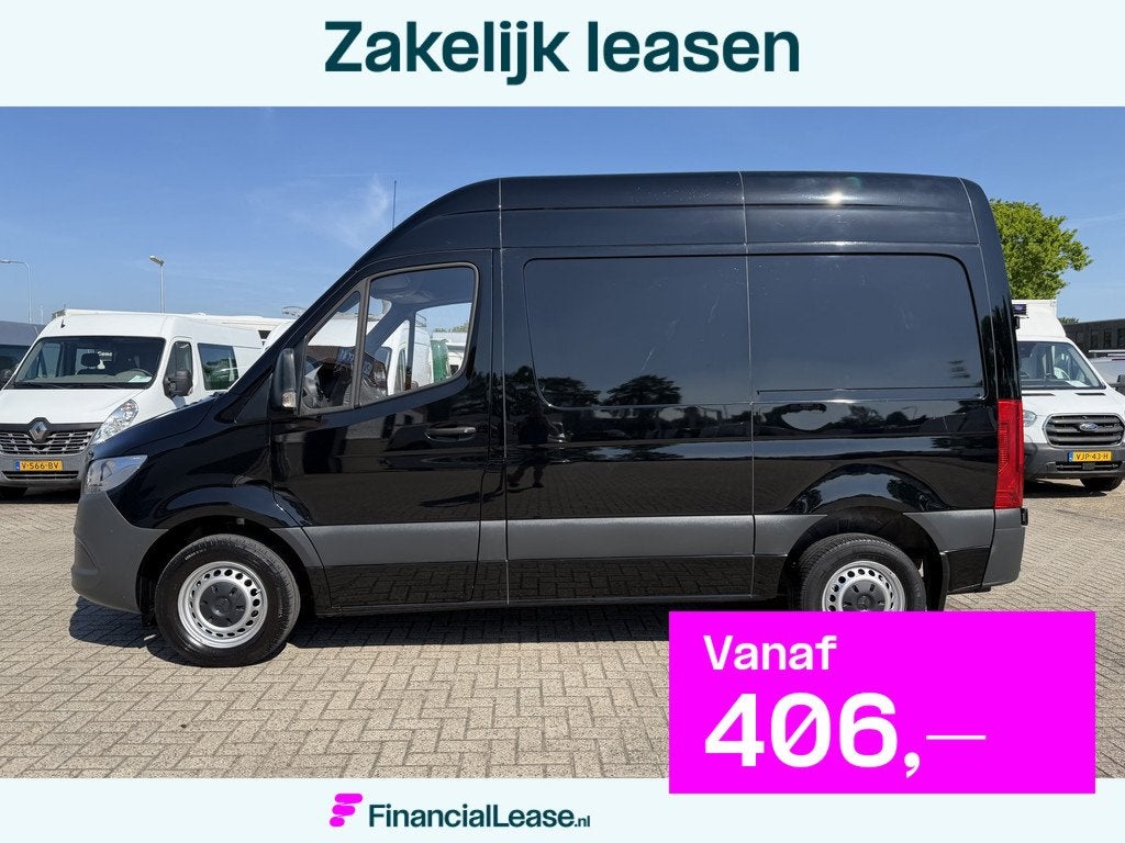 Mercedes-Benz Sprinter 314 2.2 CDI autmaat L1H2 zwart / euro, Stof, Huisgarantie, Zwart, Mercedes-Benz