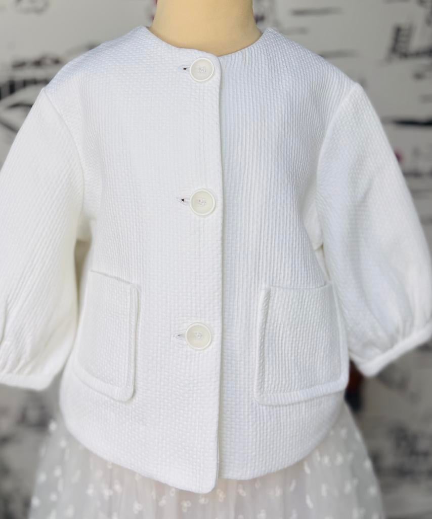 Bonpoint blazer rok ceremonie setje jurk maat 6 (610 euro), Customercare@bonpoint.com, Bonpoint EU, Zo goed als nieuw, Setje