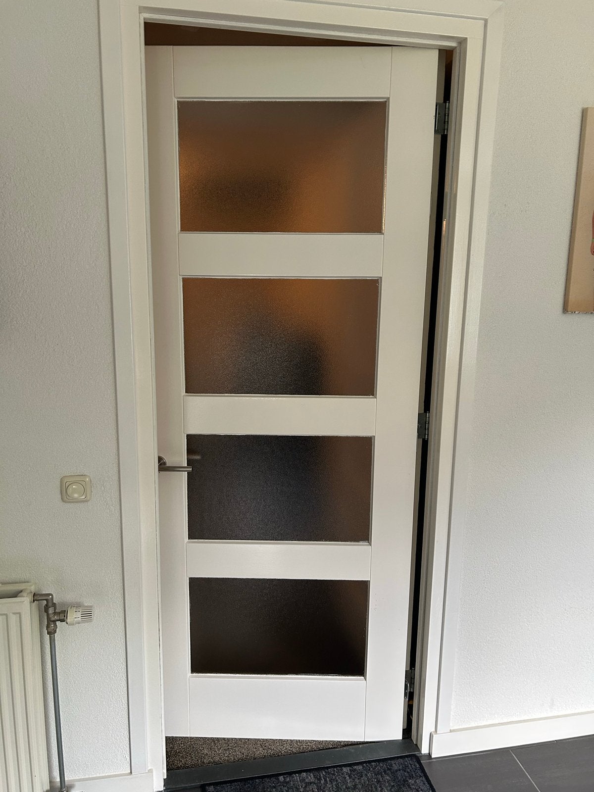 Binnendeur merantie wit, Ophalen, 80 tot 100 cm, 215 cm of meer, Binnendeur