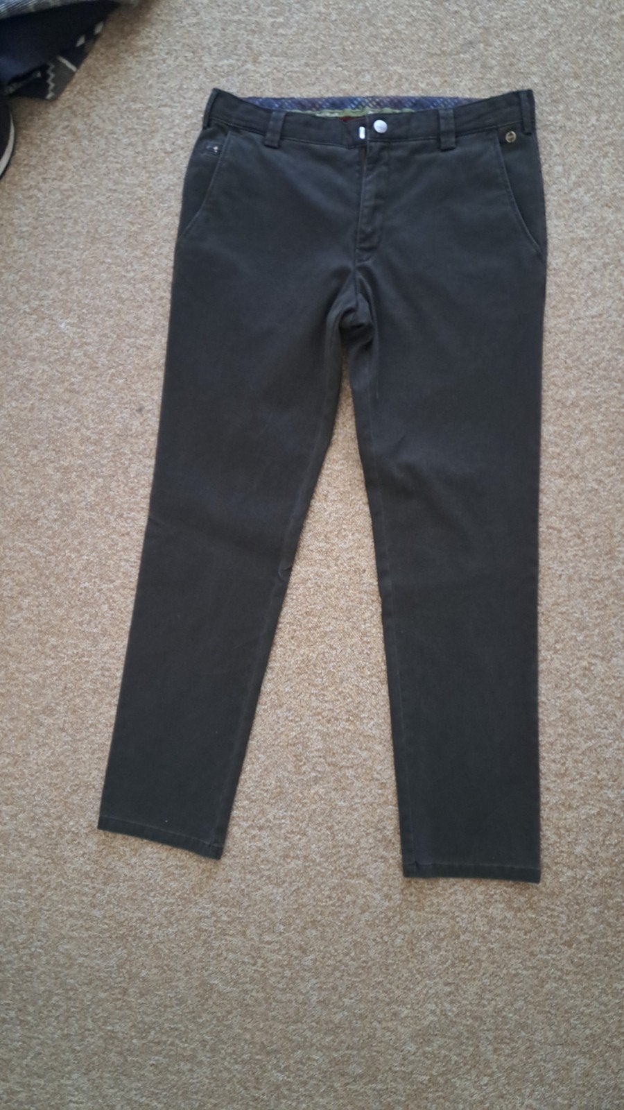 Donkergroene Meyer broek, Meyer, Overige maten, Ophalen of Verzenden, Zo goed als nieuw