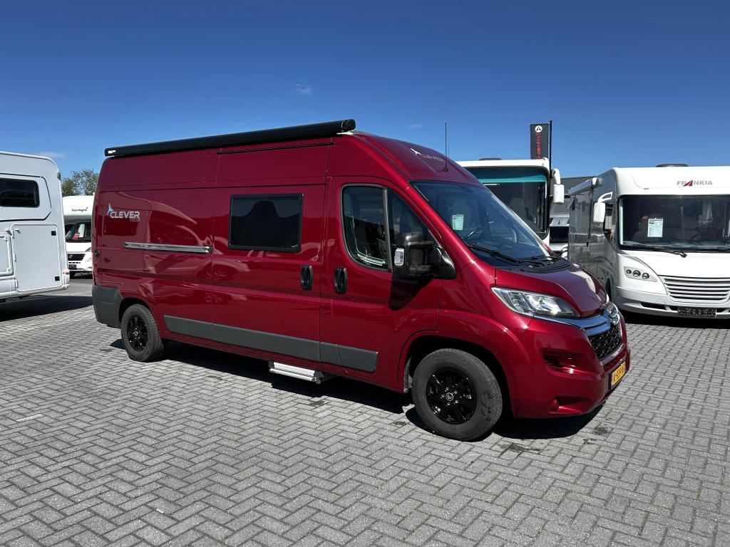 Clever Celebration 600 Dwarsbed/2018/Euro-6/6.0M/165pk/Airco, Overige merken, Buscamper of Camperbus, Bedrijf, Tot en met 3
