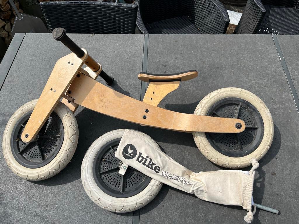 Wishbone Bike 3-in-1 loopfiets - Houten design, Fietsen en Brommers, Fietsen | Kinderfietsjes, Gebruikt, 16 tot 20 inch, Ophalen