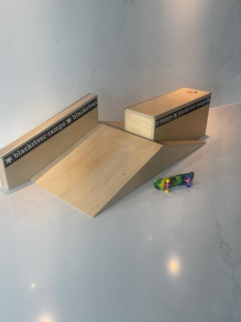 Blackriver Ramps Fingerboard Set - Compleet Park, Sport en Fitness, Skateboarden, Ophalen of Verzenden, Zo goed als nieuw, Skateboard
