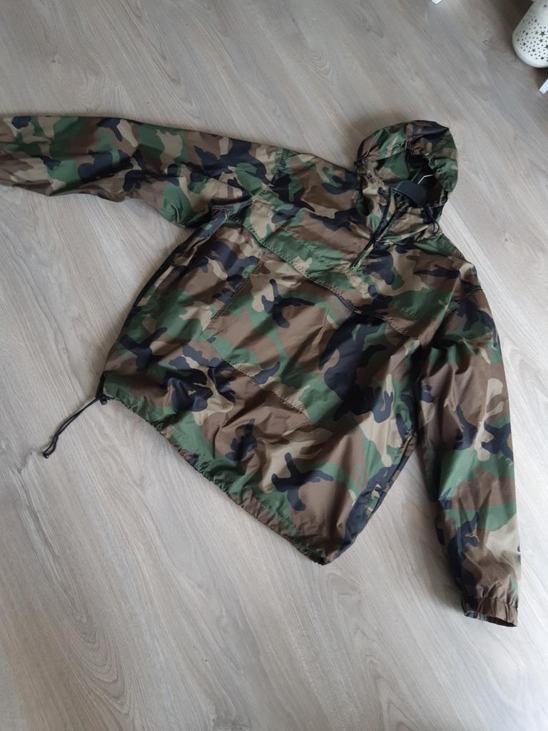 Windbreaker camouflage jas large, Ophalen of Verzenden, Zo goed als nieuw, Maat 52/54 (L), Groen