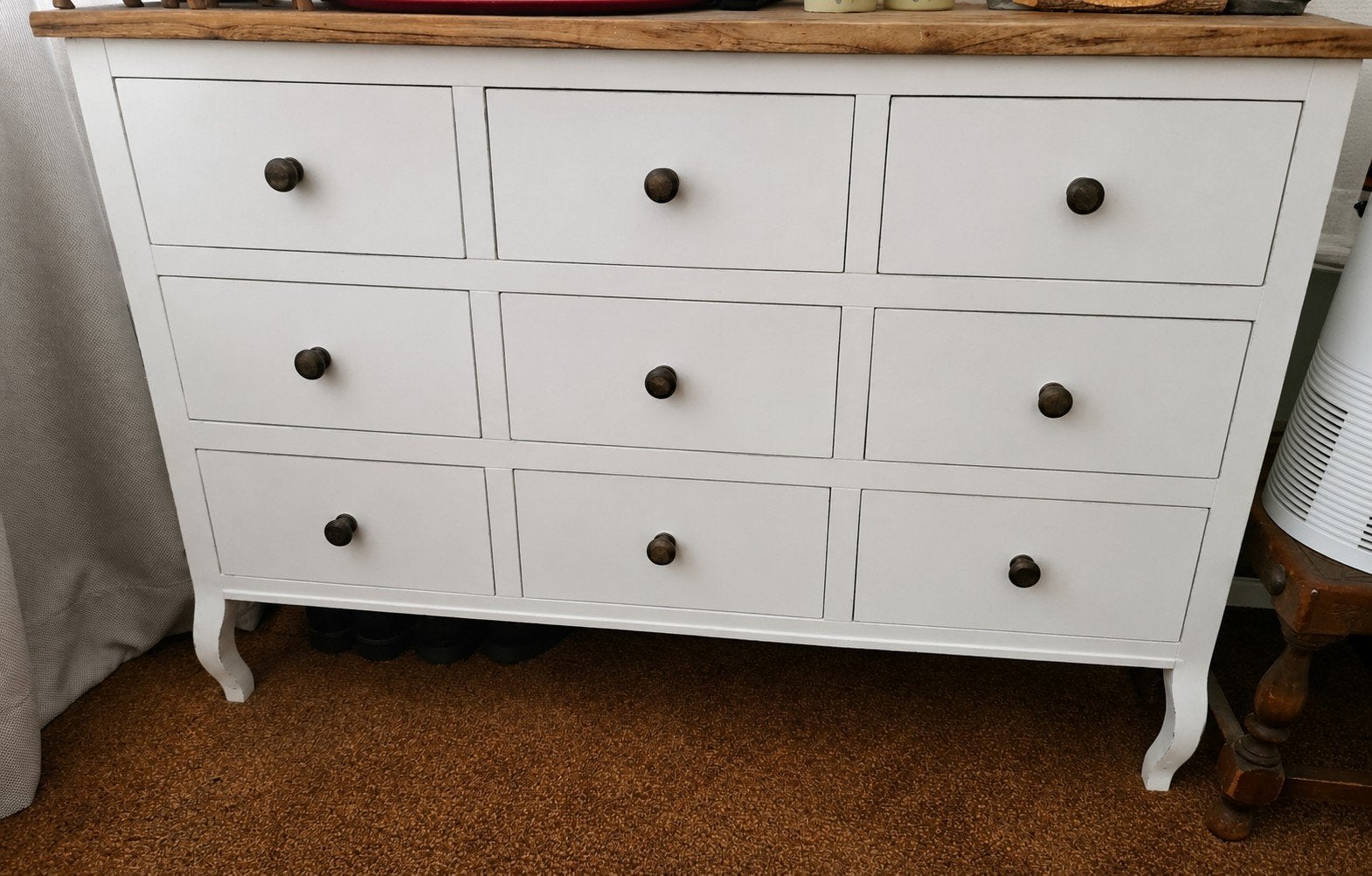 ladekast met 9 lades, Huis en Inrichting, Kasten | Ladekasten, Ophalen, 100 tot 150 cm, 5 laden of meer, Riverdale