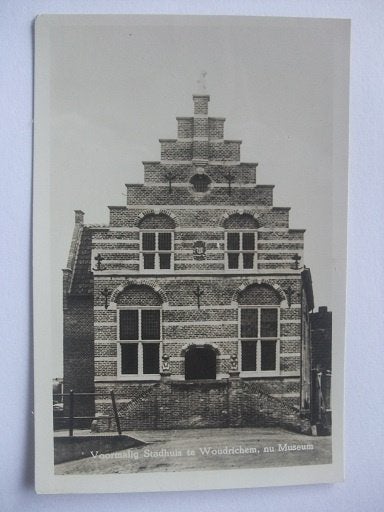 R87 Woudrichem - Voormalig stadhuis - 1958, Verzenden, 1940 tot 1960, Ongelopen, Noord-Brabant