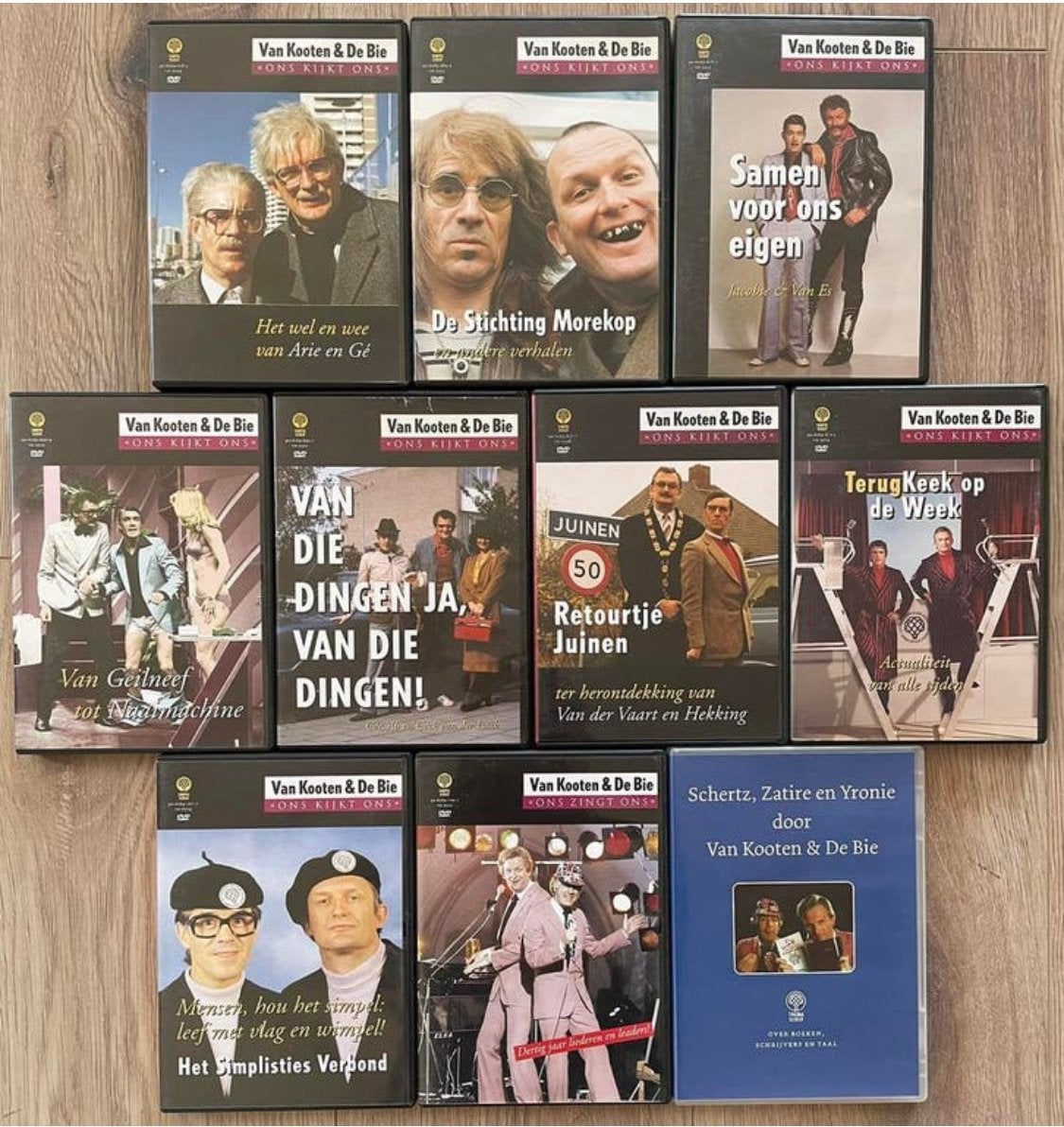 10x DVD Kees Van Kooten & En Wim De Bie Tegenpartij Koot, Cd's en Dvd's, Alle leeftijden, Ophalen of Verzenden, Zo goed als nieuw