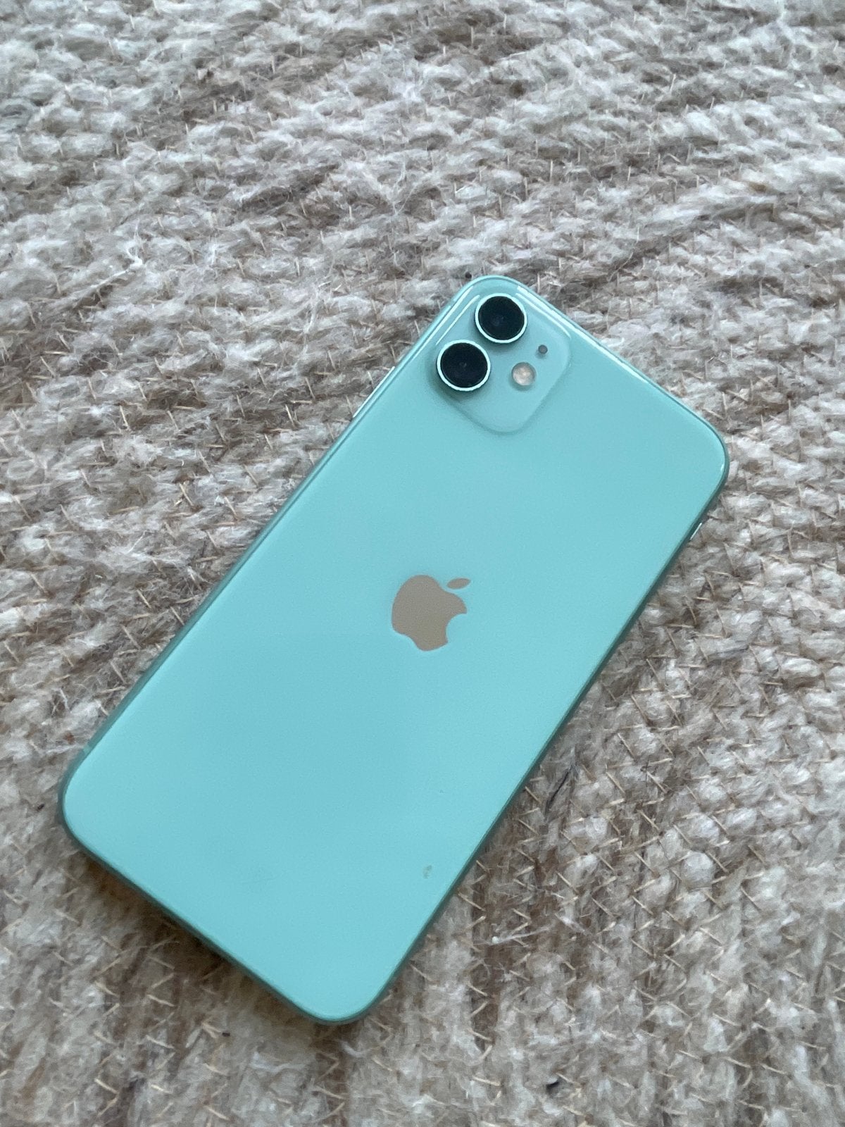 iPhone 11 Turquoise - Zo goed als nieuw, Telecommunicatie, Gebruikt, 0 %, 64 GB, Zonder simlock