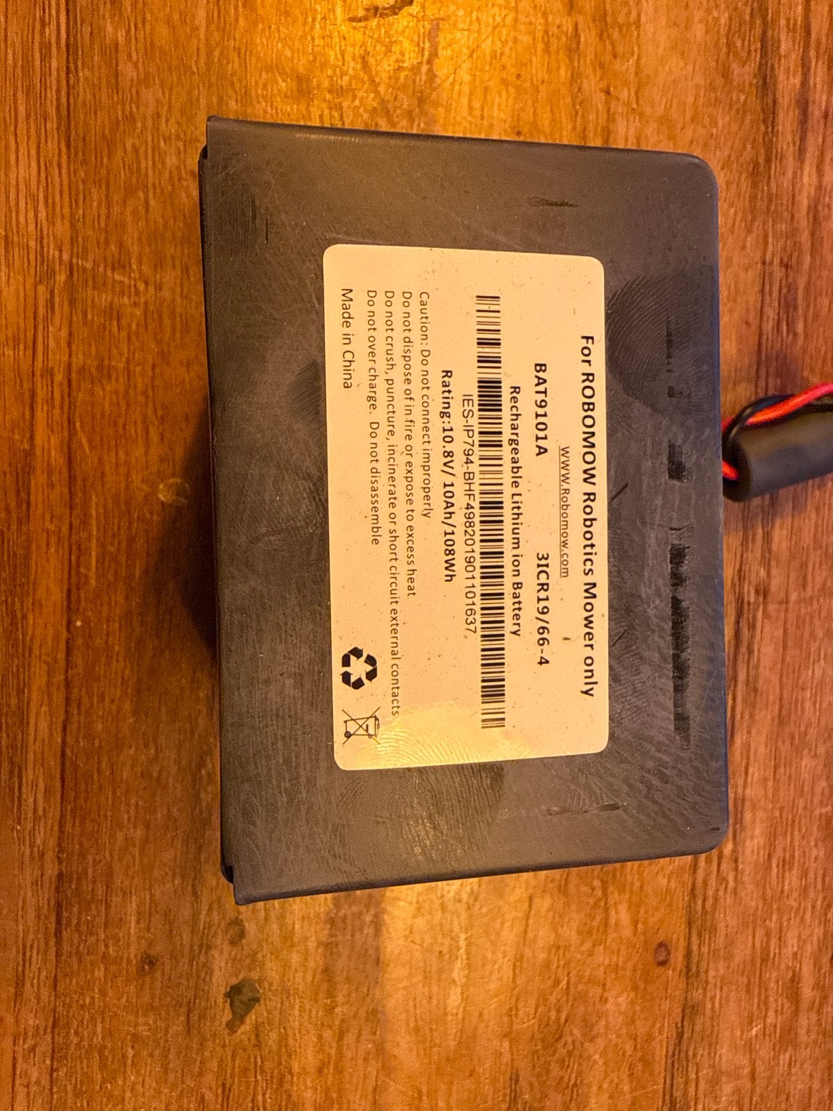 BAT9101A Accu voor Robomow RT300 / RT700 Robotmaaier, Verzenden, Zo goed als nieuw