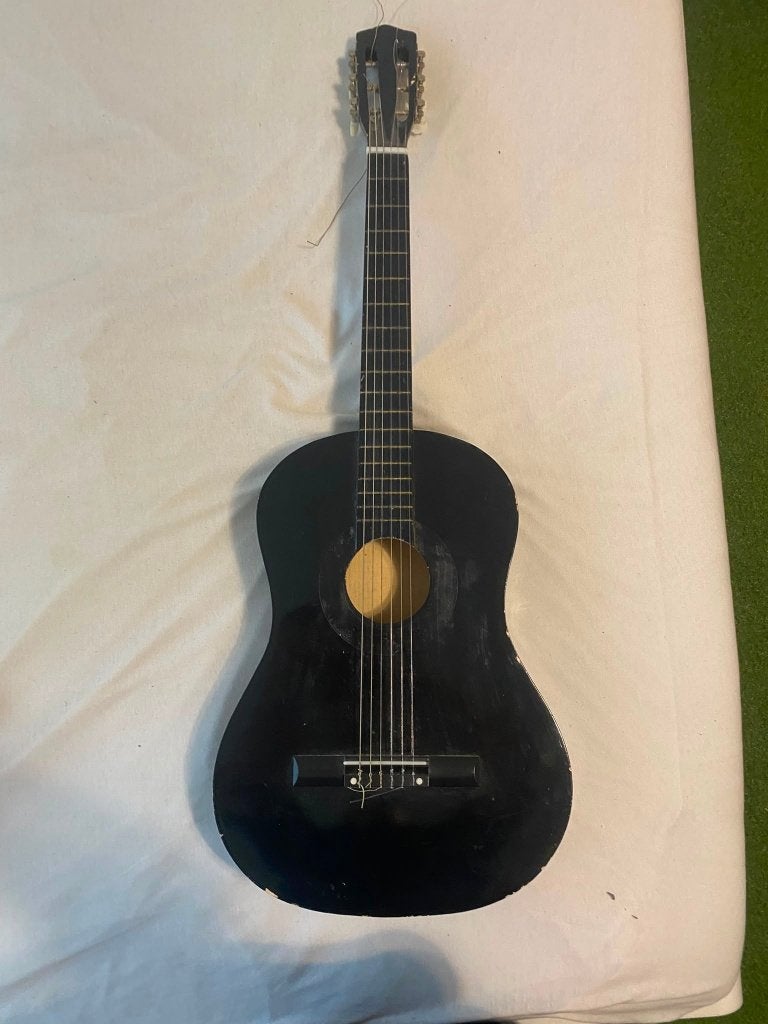 elextrische  gitaar en normaal gitaar en gitaar houder, Ophalen of Verzenden, Gebruikt, Solid body, Overige merken