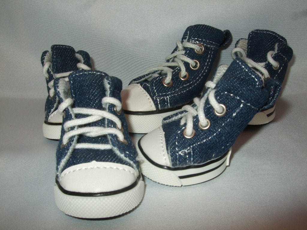 Honden Schoentjes "JEANS" (diverse maten), Dieren en Toebehoren, Verzenden, Nieuw, Hondenschoenen