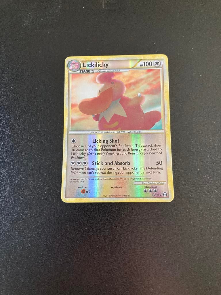 Pokemon kaart Lickilicky Reverse Holo, Ophalen of Verzenden, Zo goed als nieuw