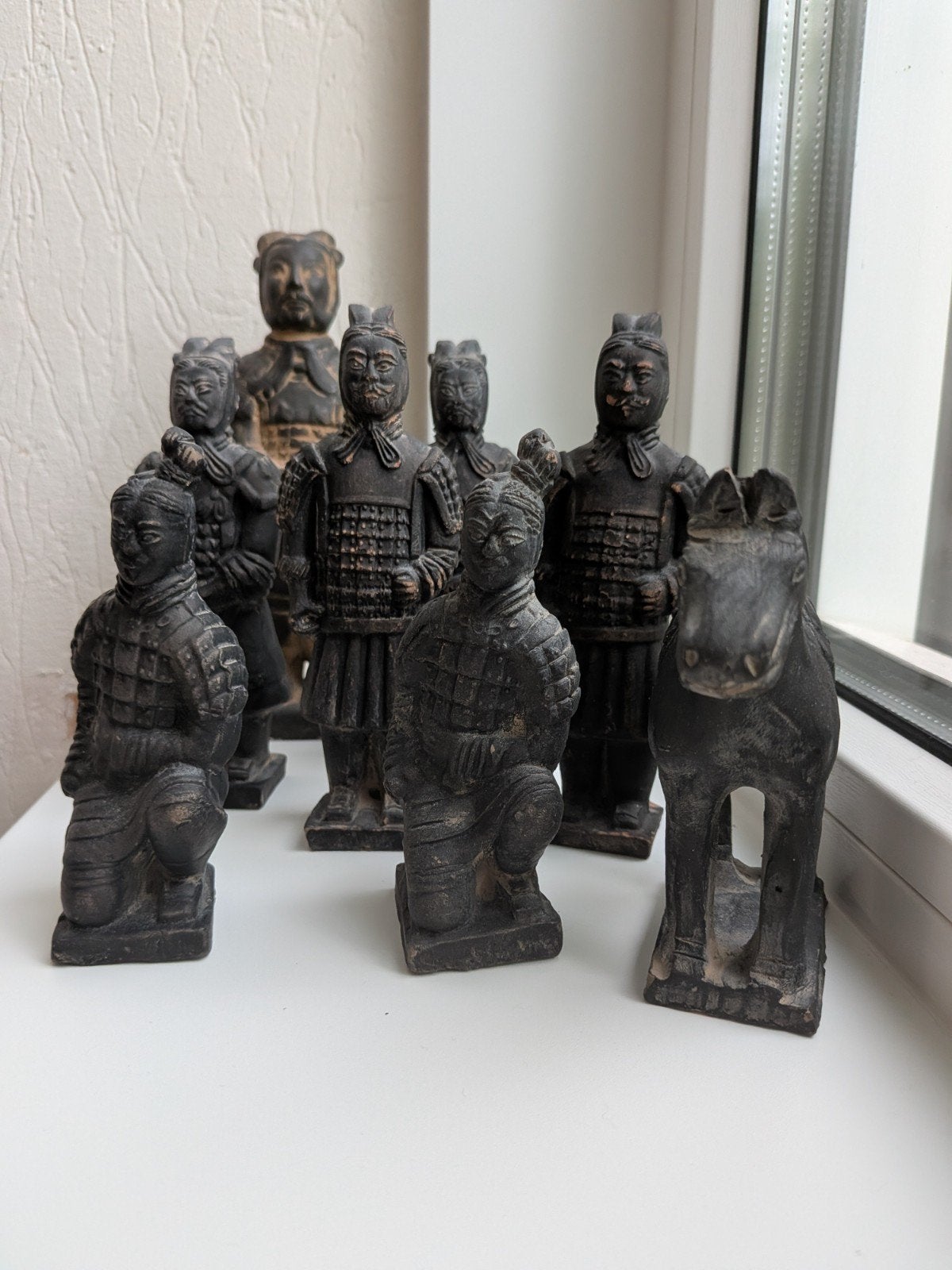 Terracotta Army beeldjes, Ophalen