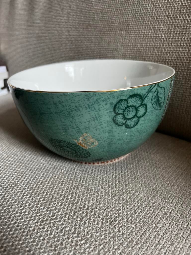 Groen schaaltje Pip Studio Spring to Life, Ophalen, Porselein of Keramiek, Schaal, Rond