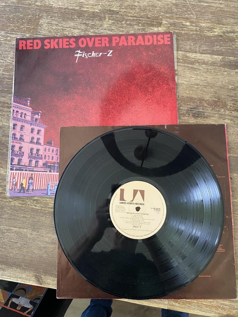 Fischer-Z – Red Skies Over Paradise, Cd's en Dvd's, Ophalen of Verzenden, 1980 - 1989, Zo goed als nieuw, 12 inch