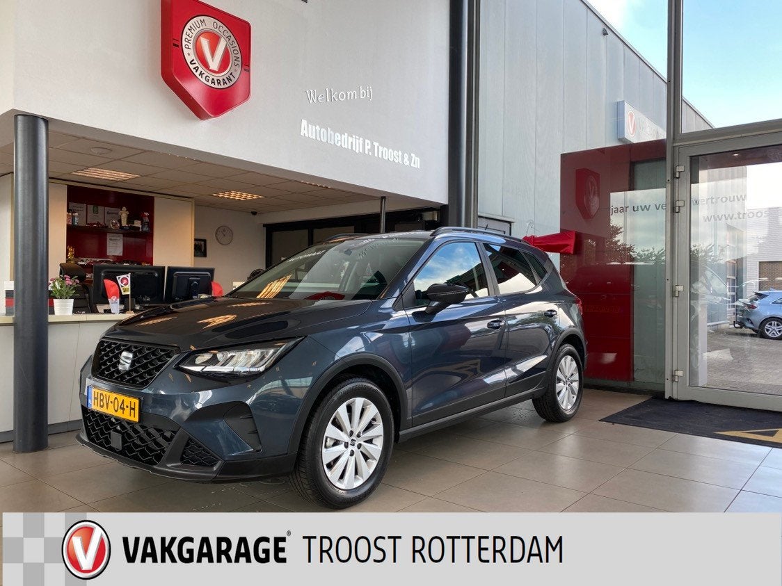 SEAT Arona 1.0 EcoTSI Style Automaat, Lage Kilometerstand,Ap, Auto's, Seat, Stof, Gebruikt, Zwart, Bedrijf