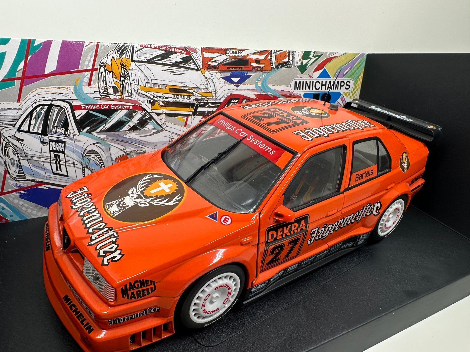 UTMODELS/MINICHAMPS ALFA ROMEO V6 TI DTM‘94 #27 BARTELS 1:18, Ophalen of Verzenden, Nieuw, Auto, UT Models